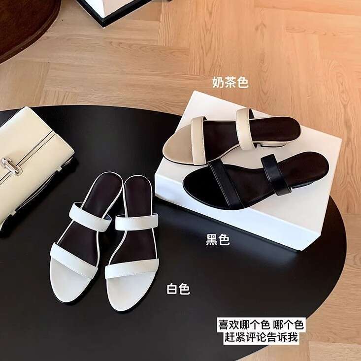 Su Yinyin Summer New High Heel Sandals Women, Suitable for Outerwear, Pair with Dresses, High-End Feel, Elegant Slippers, Fairy Style