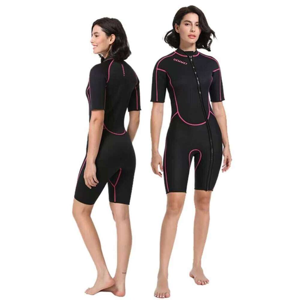 Scuba wetsuits 1.5MM One-piece neoprene Men Women Full Body Wetsuit Sunscreen White Warm Swimsuit Swimming Surfing Snorkeling