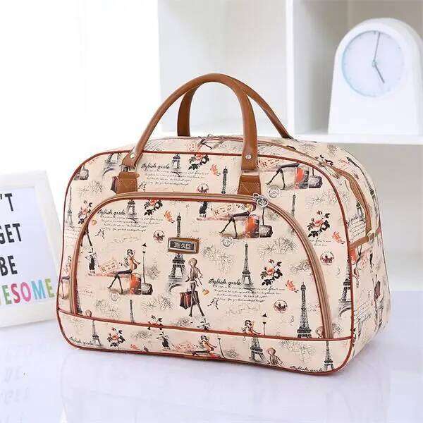 Designer Bag 2022 Fashion Cartoon Print Bags For Women Large Handbag Men Weekend Multifunctional Duffle Shoulder Travel Bag