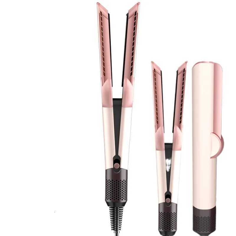 Professional 2-in-1 Hair Straightener And Dryer Heat-Up Flat Iron Compatible with Hairstrait Hair Straightener for Wet Dry Hair W250718