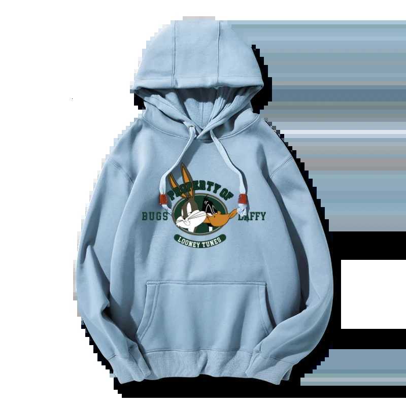 Looney Tunes Anime Cartoon Style Womens Hoodie Top Rabbit Bags Sports Coat Couple Hoodie Womens Top XJ250717
