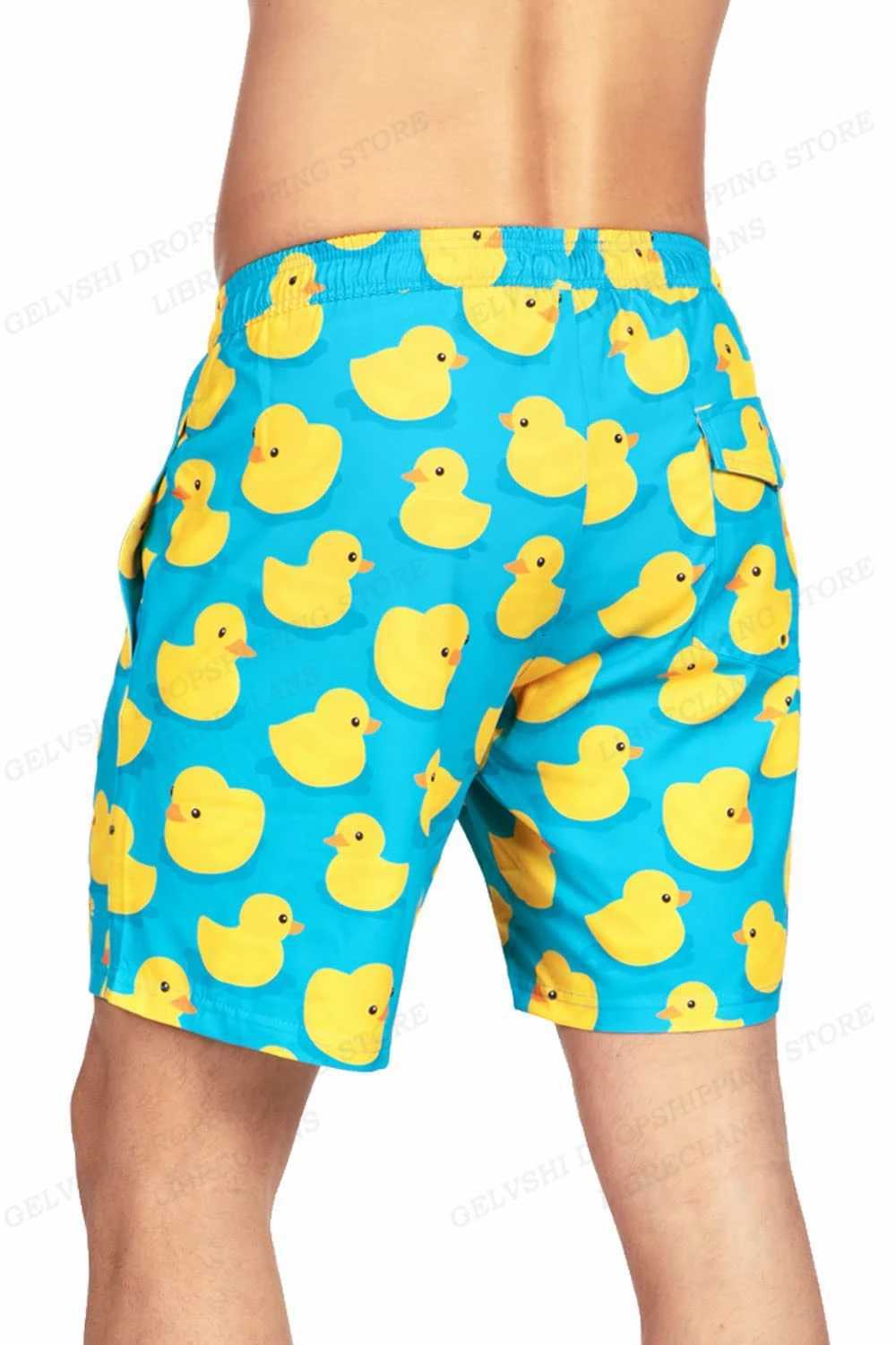 Duck Board Short Kids Beach Shorts Mens Swimming Trunks Masculina Casual Shorts Boy Sports Briefs Swimwear Trunk Quick Dry Pants W250718