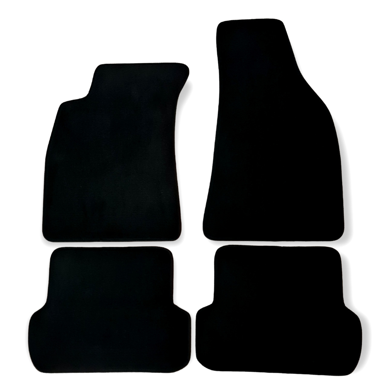 Car Floor Mats For Convertible A4 Velour Waterproof Black Carpet Liners New