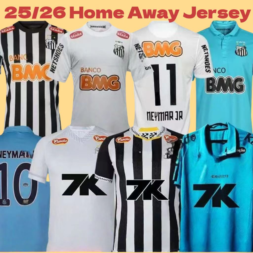 25 26 GUiLHeRME NeyMars Ssantoss Home Away soccer jersey Adult Kids Kits football jersey