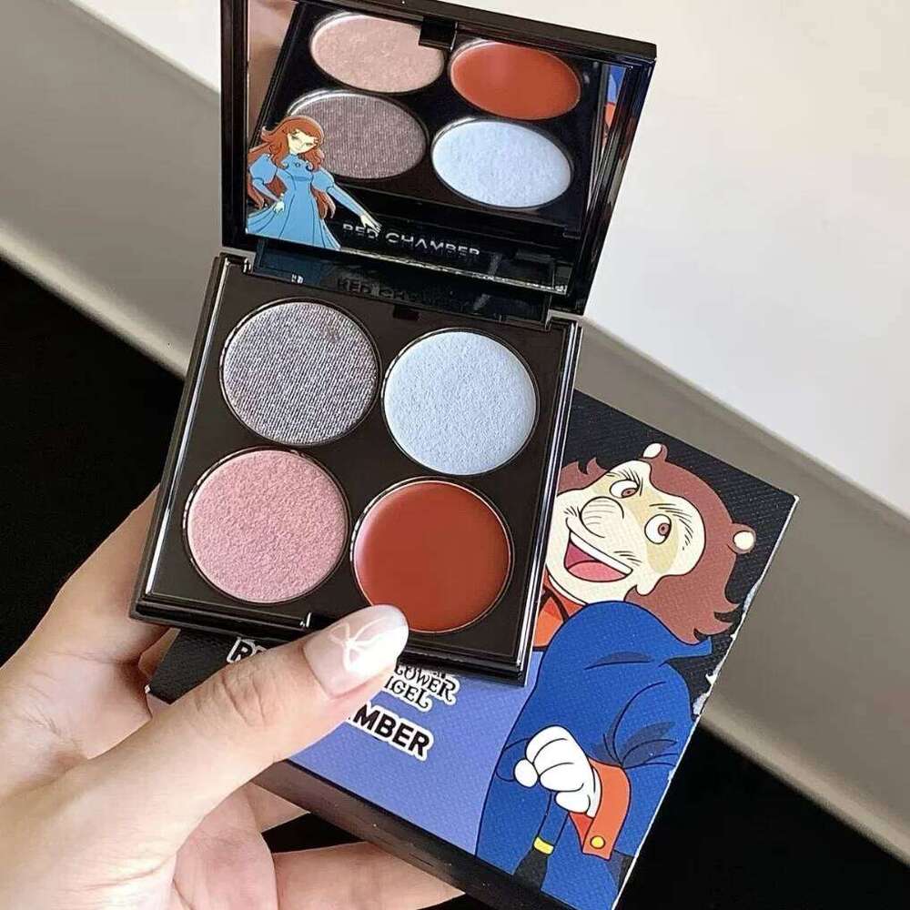 Redchamber Four-color Blusher lti-use Cream Red Chamber Rc 4 Color Lipstick Eyeshadow Blush Eye Shadow Plate X250718