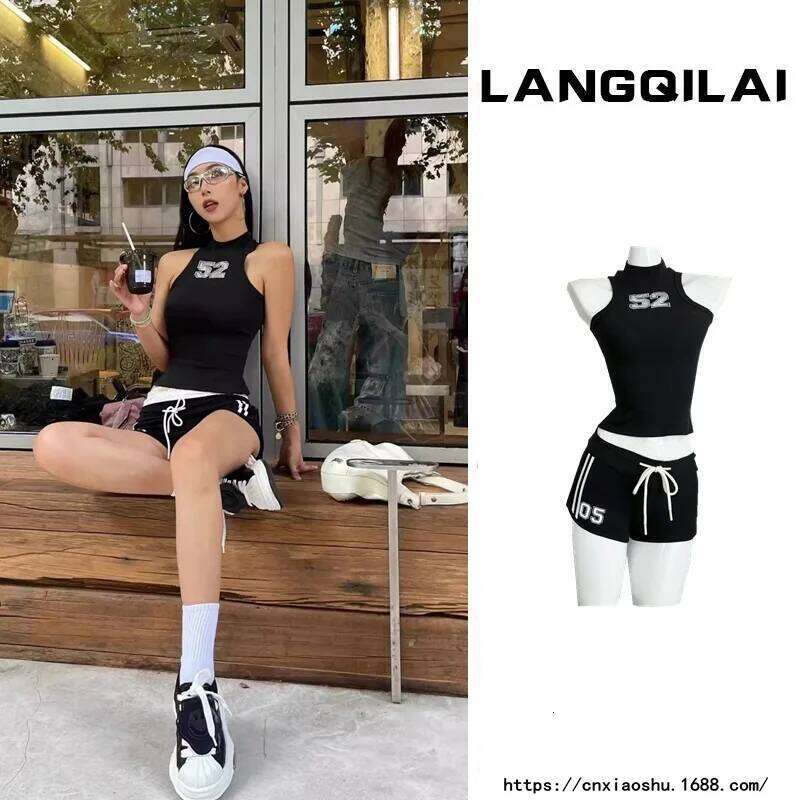 Sweet Cool Swimsuit Bikini Set Sporty Girl Sport Swimwear Seamless Sheer Sexy Push Up Beach Resort Slim Elastic Swim Set