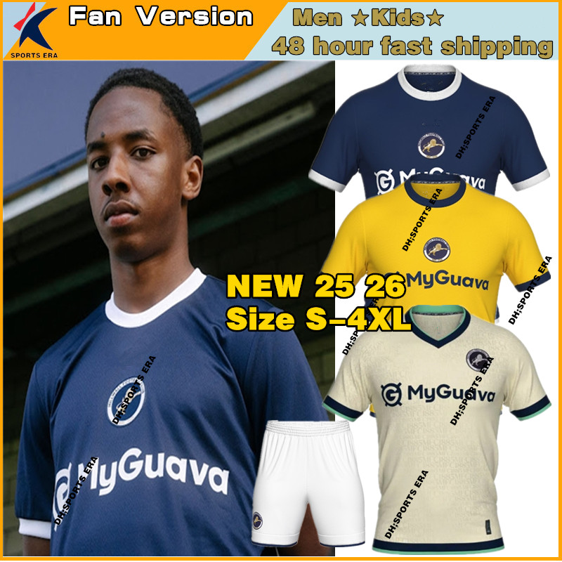 NEW 25 26 Millwall soccer jersey 2025 2026 Millwall football shirt home away third men kids kit S-4XL