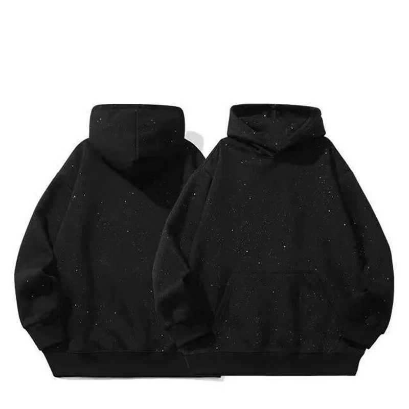 New Starry Graffiti Hoodies For Men Autumn Casual Oversized Y2K Pullover Hoody Vintage Hip Hop Fashion Hooded Sweatshirts XJ250714