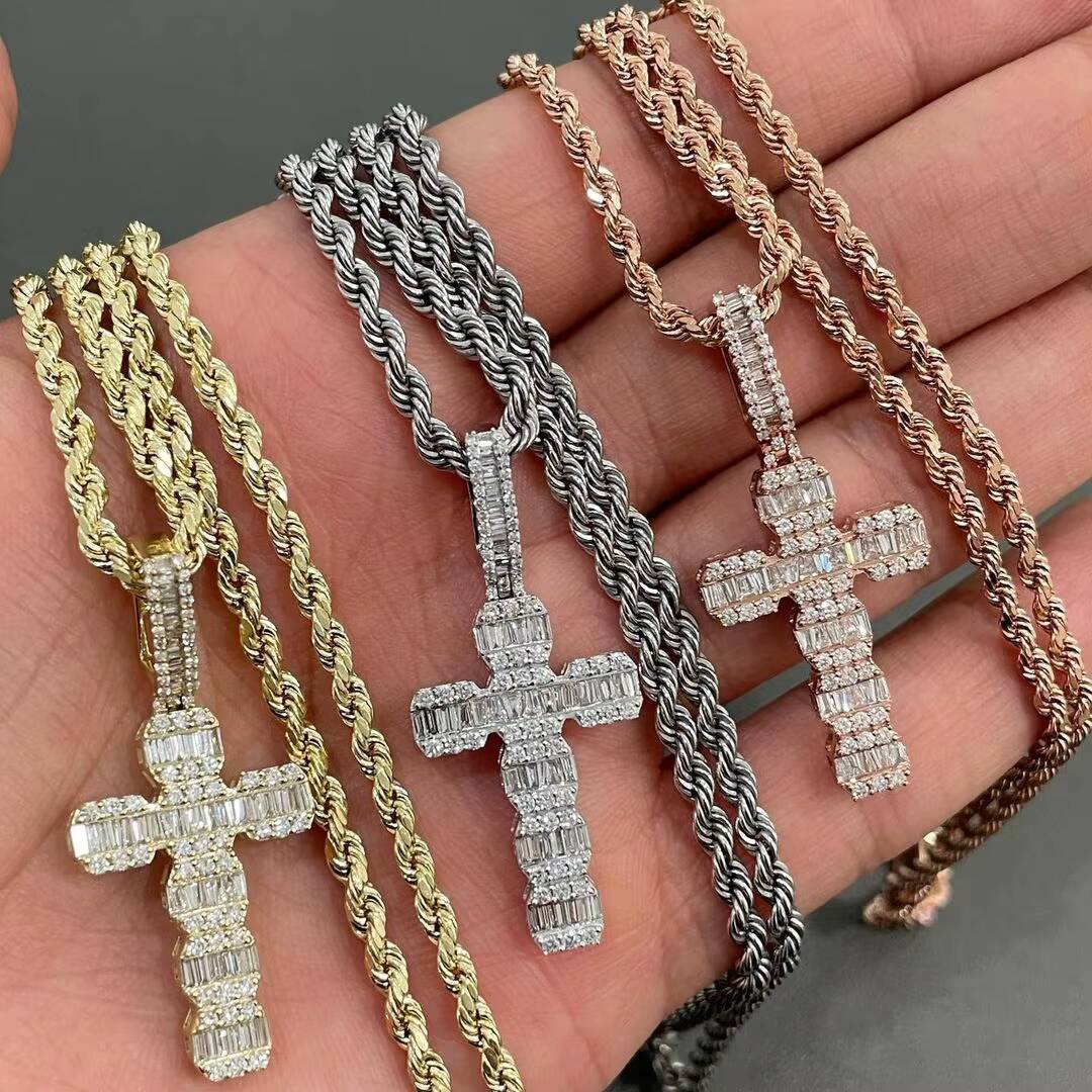 Sterling Silver 925 Hip Hop Pendant Personality New Design Eye Pendant VVS Iced Out Diamond Bling Moissanite Pendant