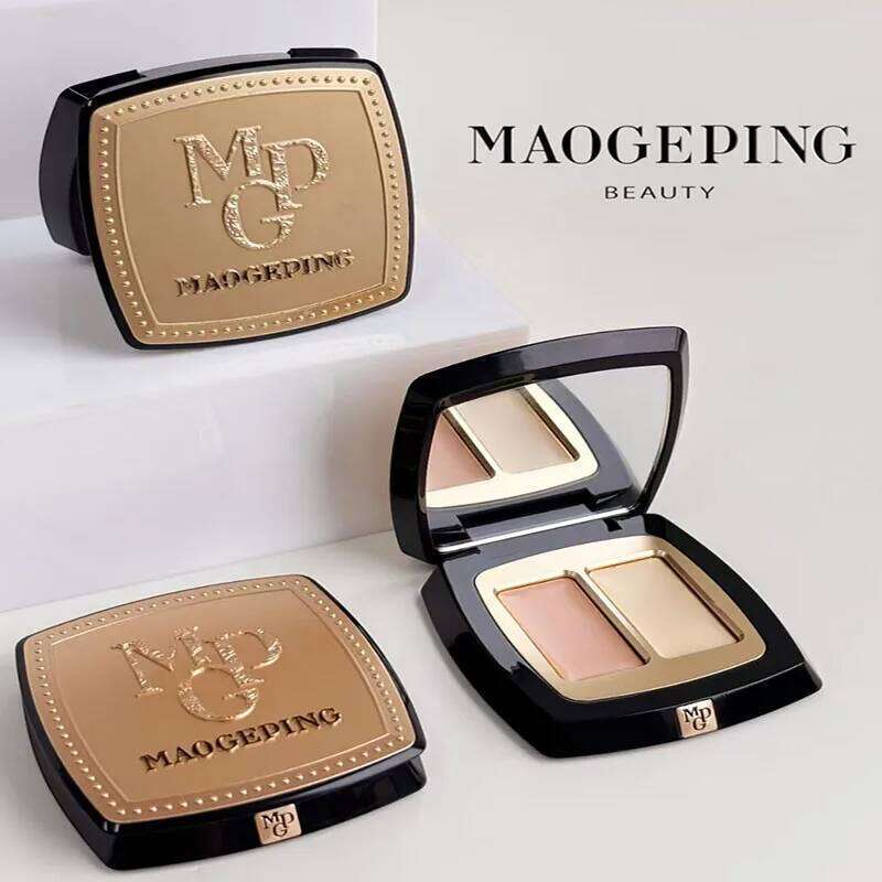 Maogeping Beauty Professional Double Color Palette High Coverage Moisturizing Concealer Makeup 3g X250717