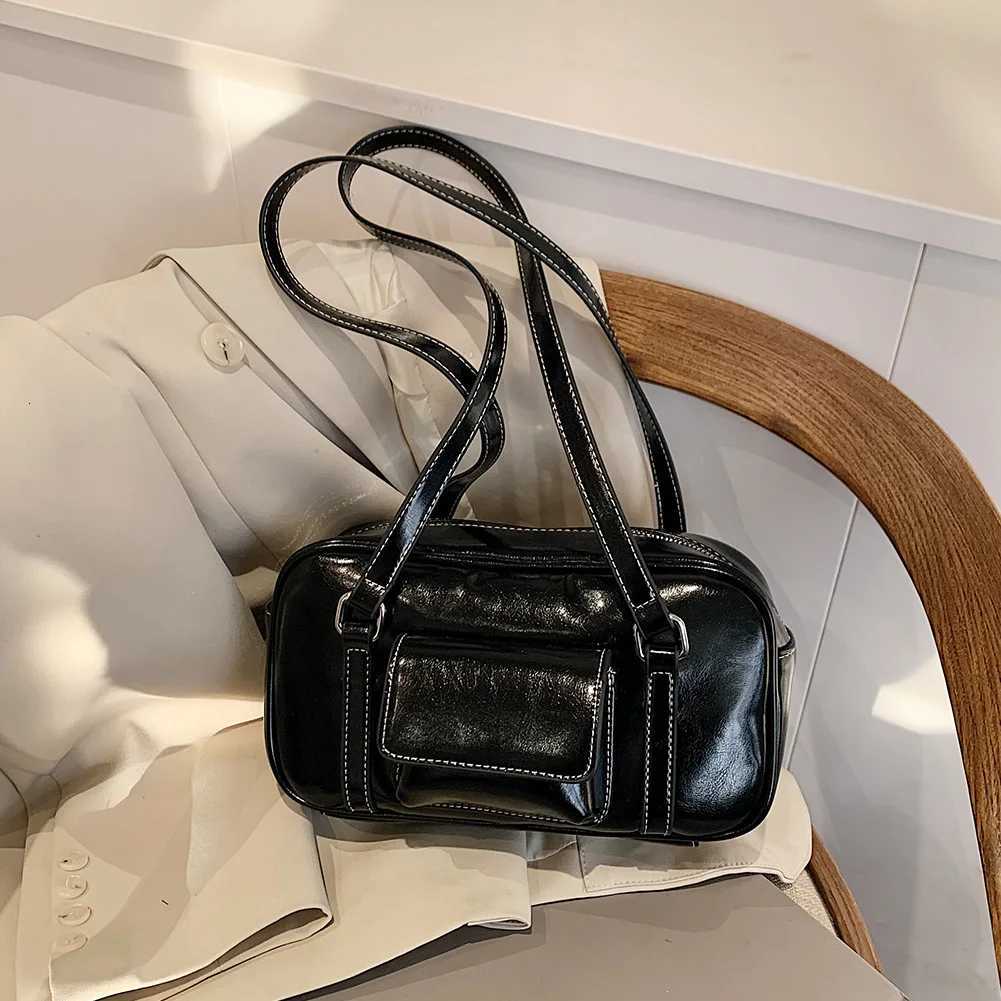 Underarm Bag PU Leather Zipper Closure Shoulder Bag for Women with Inner Pockets Handbag Tote Bag for Work Travel Y250718