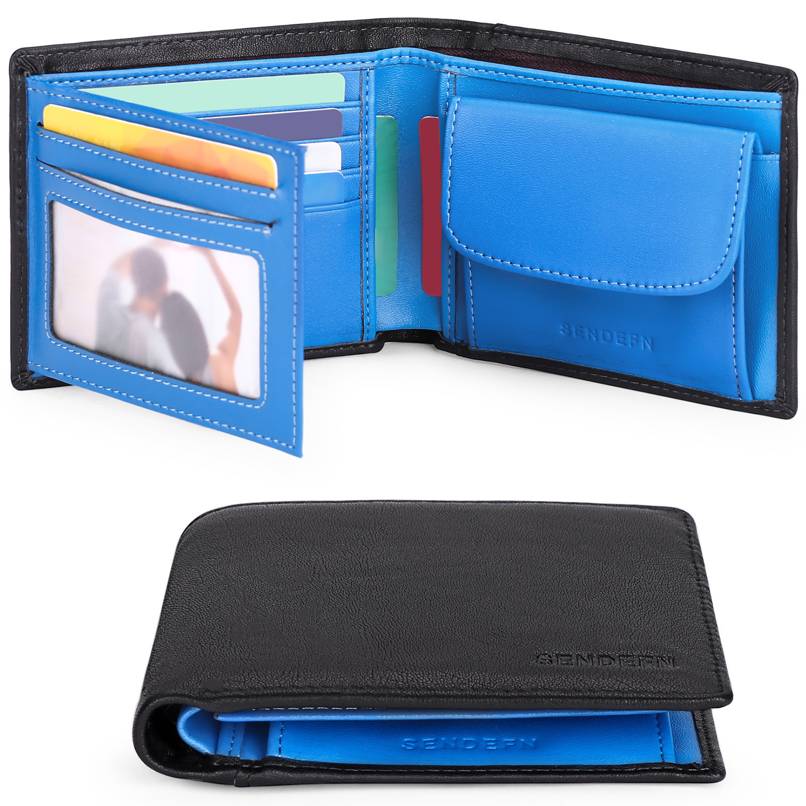 Wallet New Mens Soft Leather Wallet 70% off Korean Version Open Wallet Genuine Leather Coin Purse Card Holder