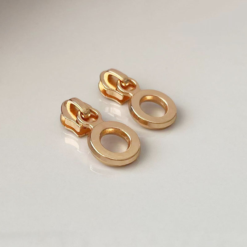 Manufacturer Straight 5 Nylon Ring Zipper Head 3 5 Clothing Luggage Home Textile Nylon Puller Small Ring Puller