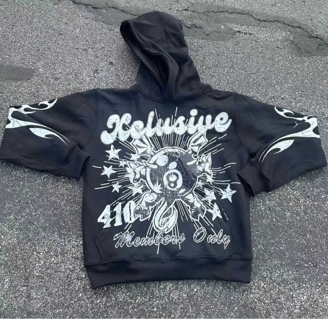 2K Retro Letter Pullover Women Sportswear Fashion Print Hip-Hop Style Street Wear Men and Women Hoodies Streetwear X250718