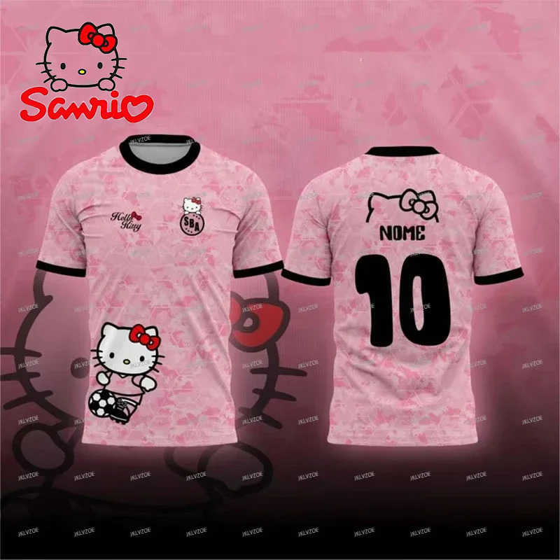 Sanrio Special Edition Sanrio Hello Kitty 3D Print Men Women Football Jersey Chatgpt Designed Sport Tee Unisex Training T-Shirt w250718