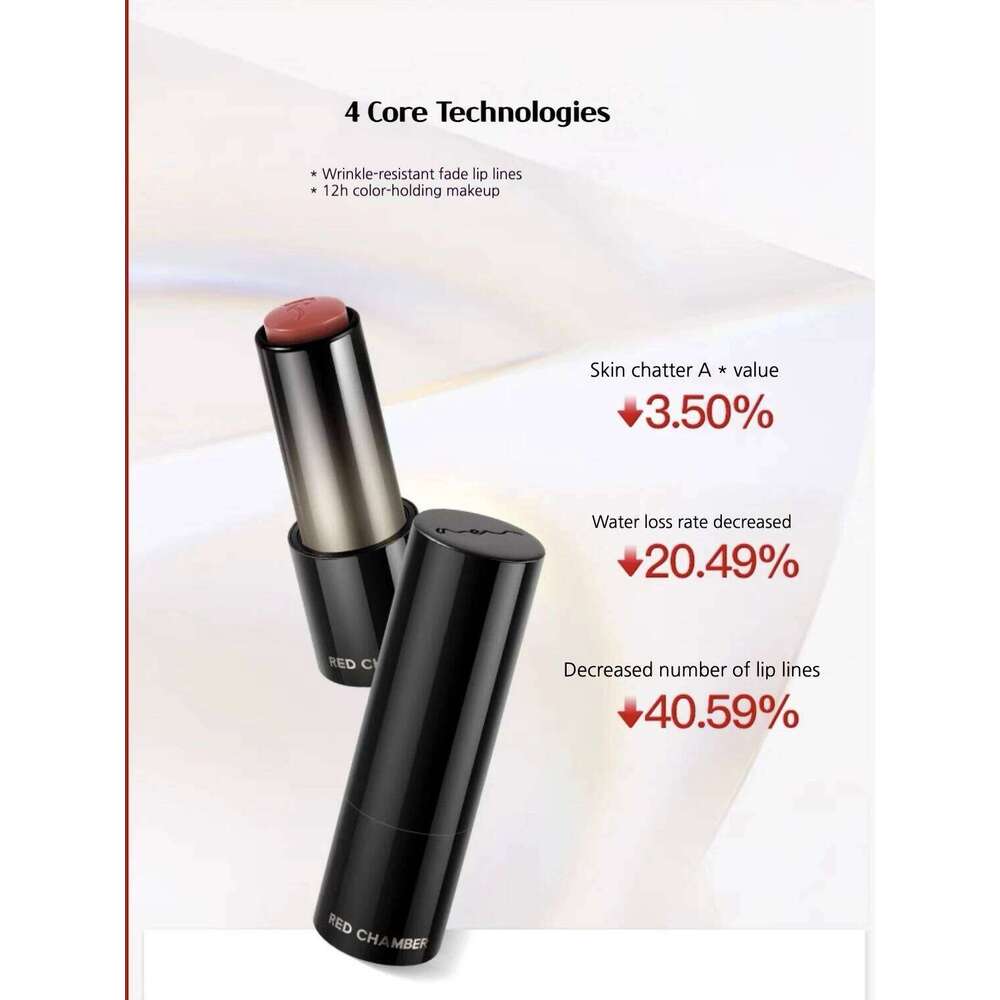 RED CHAMBER lti-pose Lipstick Moisturizing Water Gloss Rc Lip Glaze Cream Light Blush X250718