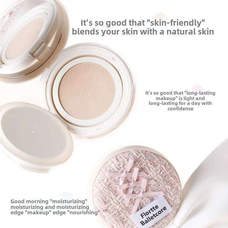 FLORTTE Products Ballet Soft Makeup Matte Foundation Air Cushion BB Cream Oil Control & Holding Base De Maquille X250717