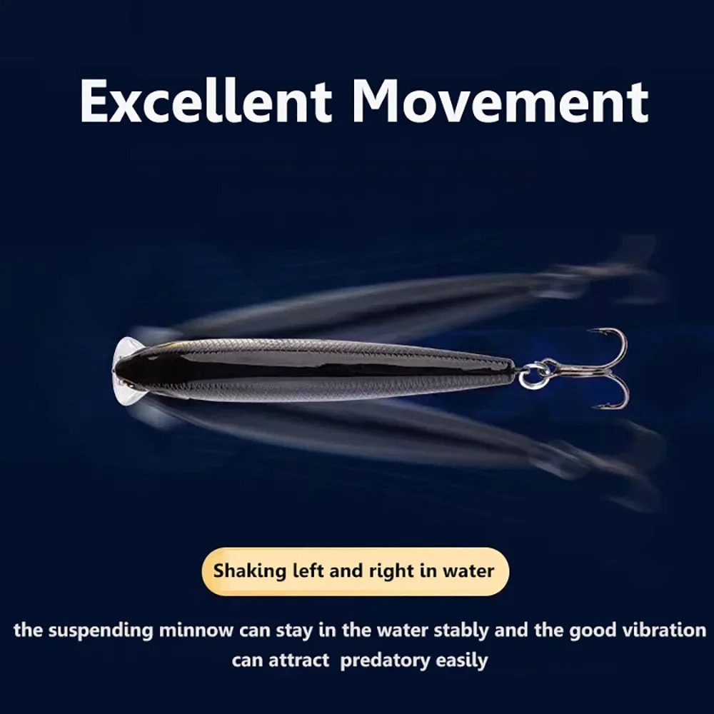 Suspending Minnow 10g 13g Fishing Lure Magnetic Boost Jerkbait Crank Pesca Carp Popper Sea Pike Swimbait Wobbler Artificial Bait 250708