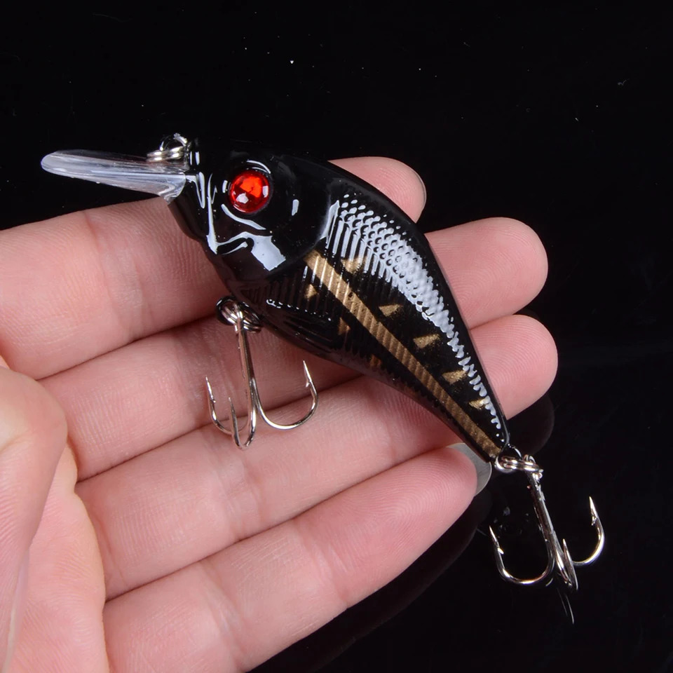 1pcs 75cm 102g Hard VIB Lures Fishing Minnow Bait Treble Hooks Sinking Crankbait Wobblers Tackle 3DEyes 250708