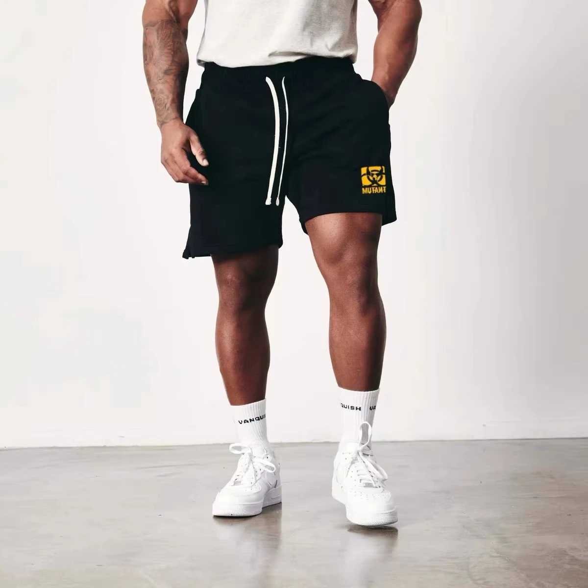 2025 New Summer Sports and Leisure Pure Cotton Shorts Fitness Shorts Fitness Running Shorts Sports Shorts for Men and Women W250718