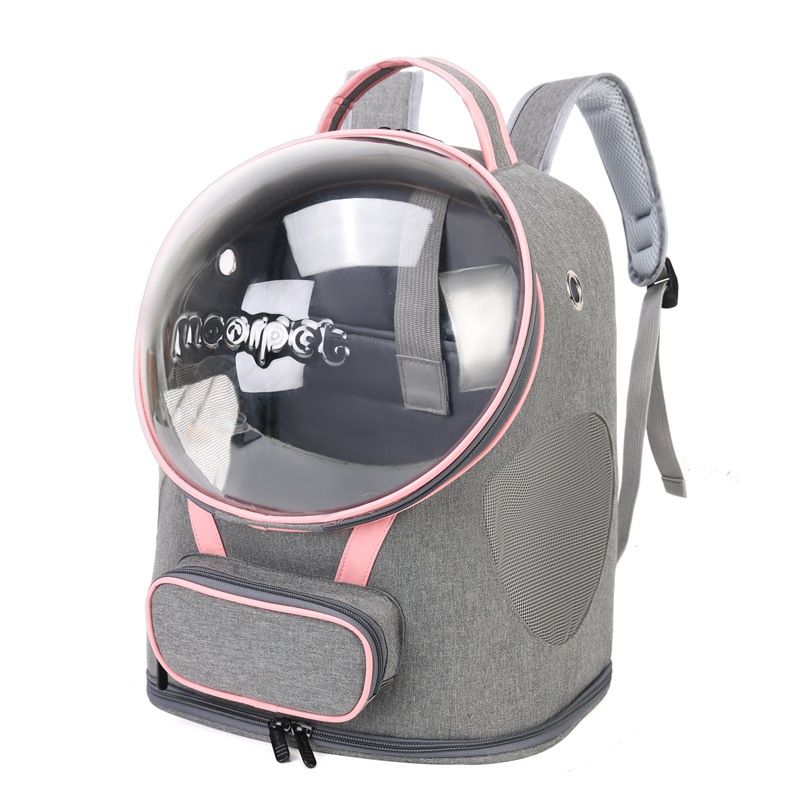Beni Pet Breathable Space Capsule Pet Carrier - Portable Double Shoulder Bag for Cats & Dogs