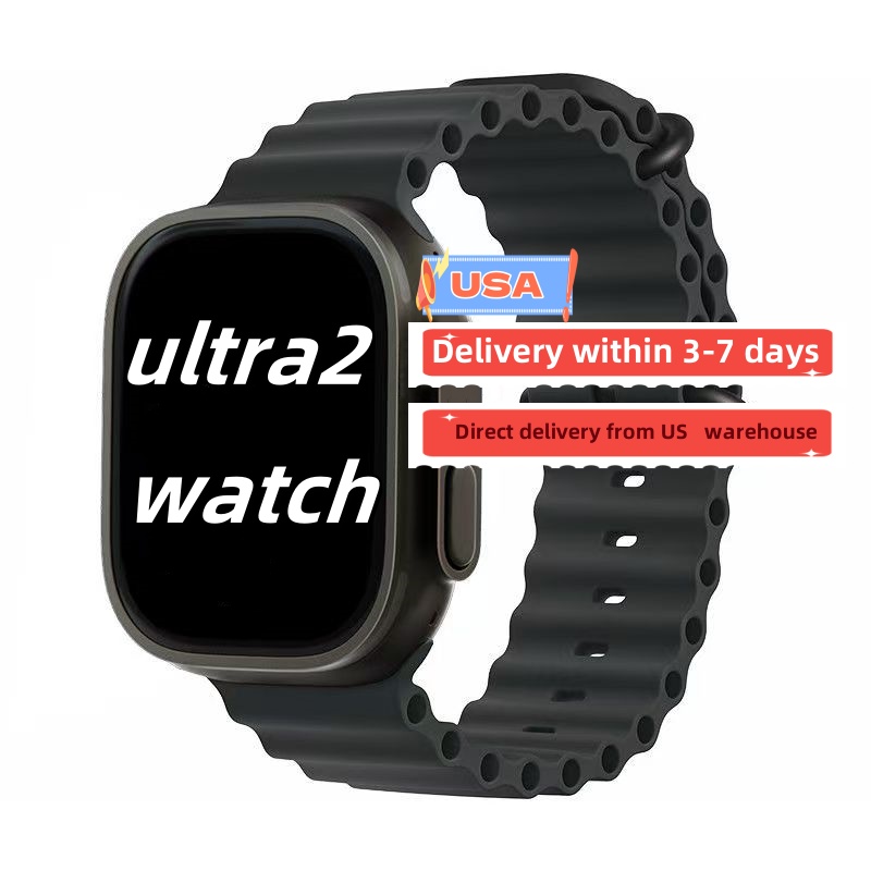 Ultra 2 Unisex Smartwatch | 49mm Strap Large Touch Screen Wireless Charging Sports Watch free shipping