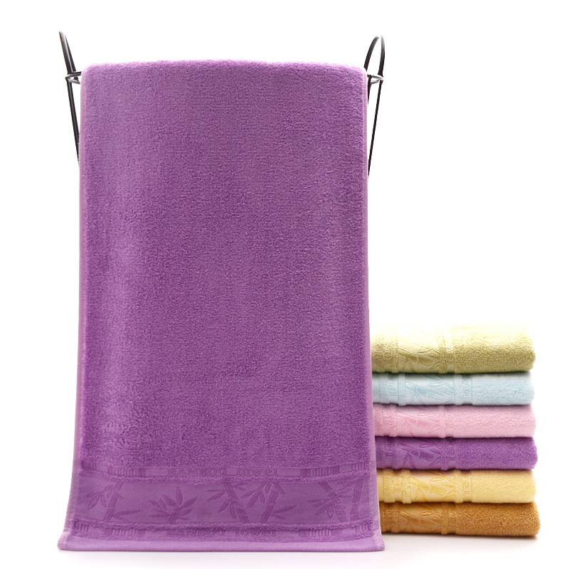 7 pieces High-quality bamboo fiber towel beauty salons face washes cleansing towels water-absorbing adult bath towels customized wholesale