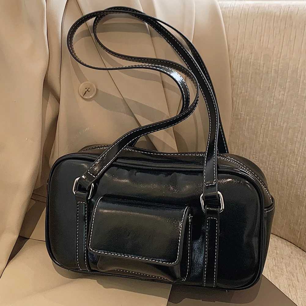 Underarm Bag PU Leather Zipper Closure Shoulder Bag for Women with Inner Pockets Handbag Tote Bag for Work Travel Y250718