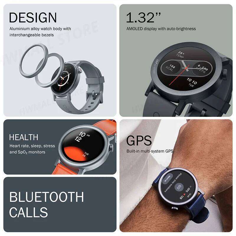 Global Version by Nothing Watch Pro 2 1.32" AMOLED Bluetooth 5.3 BT Calls with AI Noise Reduction GPS Smartwatch CMF watch P free shipping