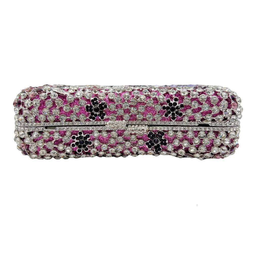 Designer Luxury XIYUAN Brand Designer Crystals Evening Bags Women Fashion Dias Handbag Wedding Party Purse Flower Bridal Clutches