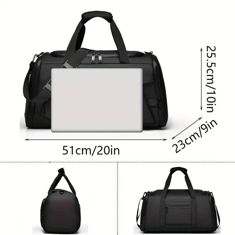 Large capacity multifunctional lage with multiple compartments shoe pockets, casual sports and fiess bag high-quality