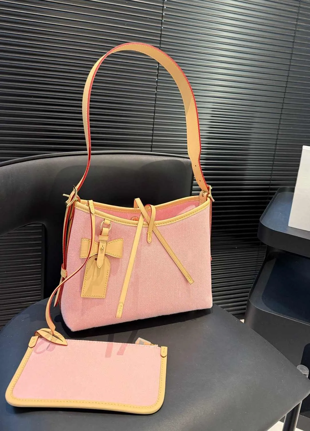 Designer Shoulder Bag Lady Totes Bags Women chain bag Clutch Flap Luxury Handbag Check Velour Thread Purse Double Girl Letters Solid Hasp Waist Square Stripes