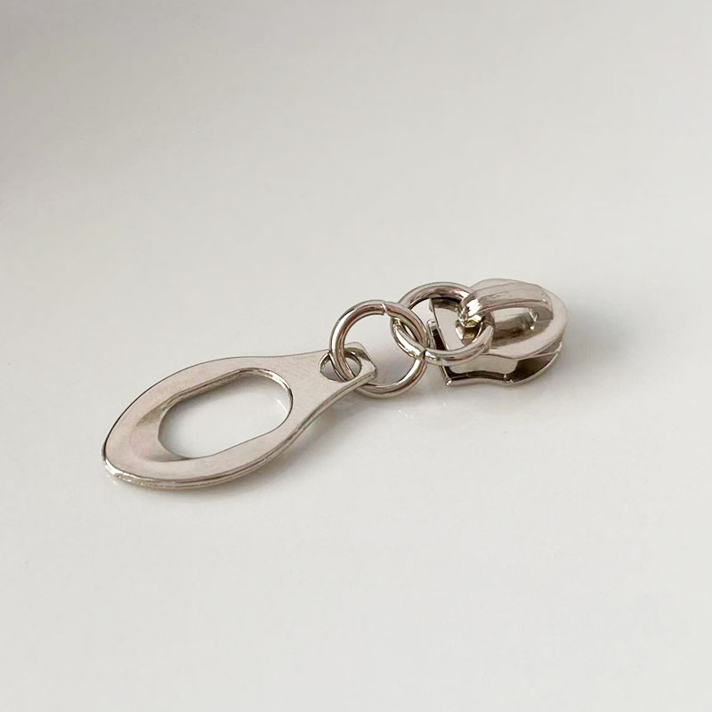Spot 5 Zinc Alloy Nylon Zipper Pieces Luggage, Clothing, Home Textiles Multi purpose Puller Hanging White Melon Seed Slices Manufacturer