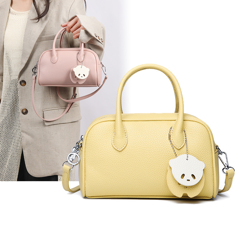Women s Fashion Trendy New Handbag Genuine Leather Niche Tassel Shoulder Crossbody Bag Cowhide