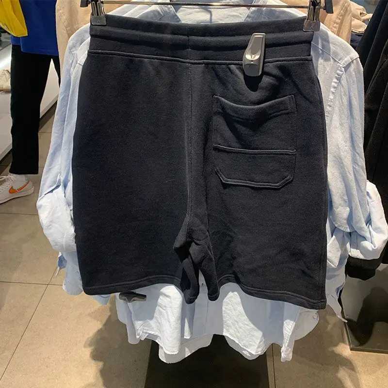 Summer Running Shorts for Men Casual Jogging Sport Short Pants Solid Color Drawstring Loose Dry Gym Sports Shorts Men Shorts W250718