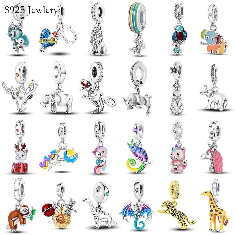 S925 New 925 Sterling Silver Charm Spanish Bullfighting Pendant Fit Charms Silver 925 Original Bracelet DIY Jewelry Making For women Gifts