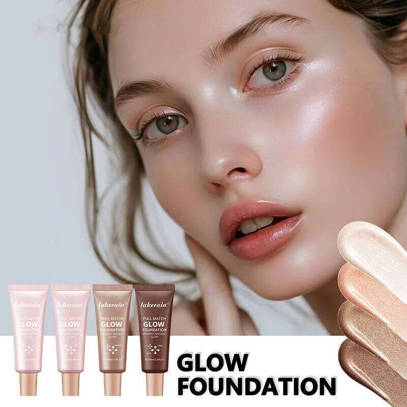 Gloss Liquid Foundation Lasting Concealer Full BB Cream Face Highlighter Corrector High Coverage Base Makeup Cosmetics X250718