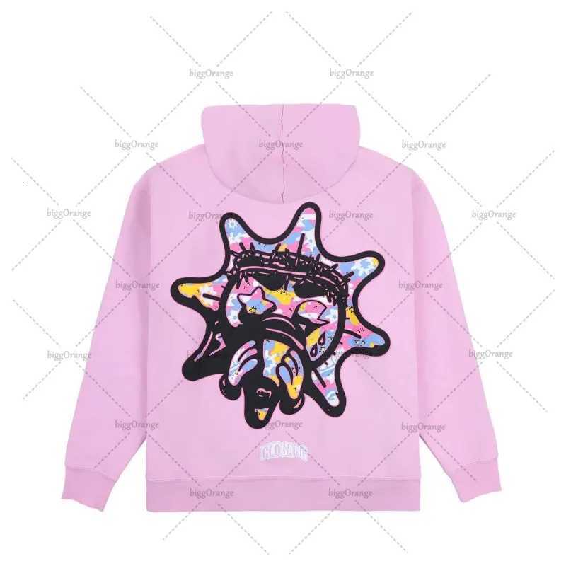 2025 New Hip Hop Retro Street Men Hoodie Fashionable Casual Versatile Hoodie Fashionable Harajuku Oversized Anime Pattern Hoodie X2507181