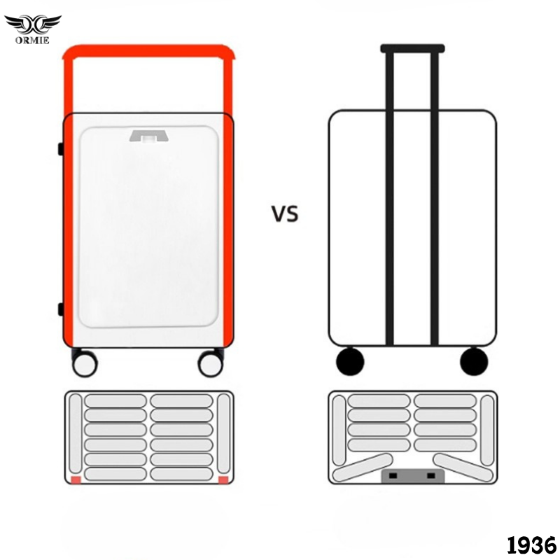 Front Accessible Duffle Style Backpack - Equipped With Rechargeable USB Ports & Spacious Interior Organizers