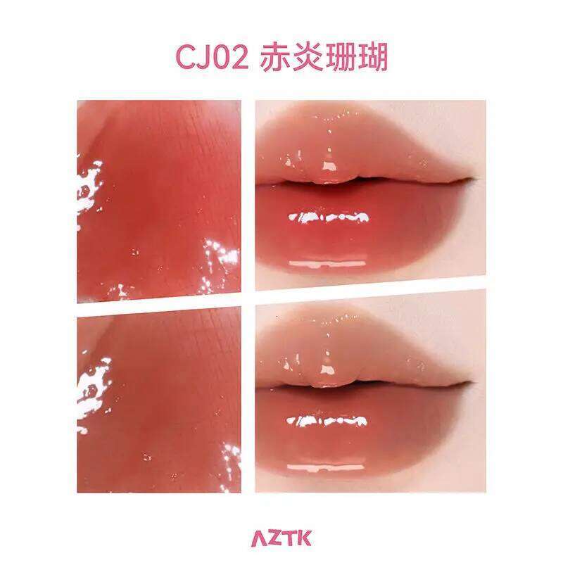 AZTK Cosmetics Two Tone Water Toothed Lipstick Whitening Accompanying Frozen Long-lasting Moisturizing Beauty Makeup X250718
