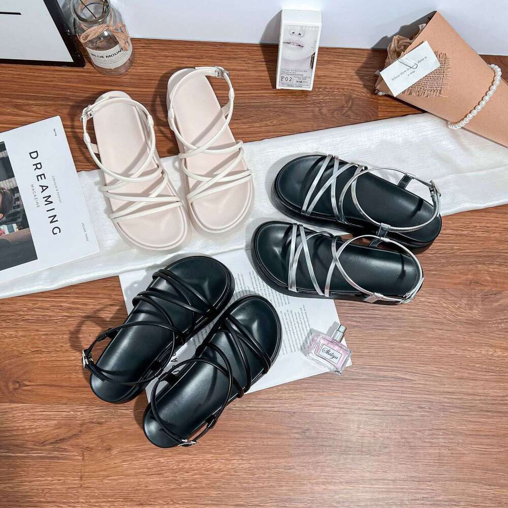 Summer New Sandals for Women, High-End Fairy Style, Versatile Thick-Soled Sandals, 2025 Fashion