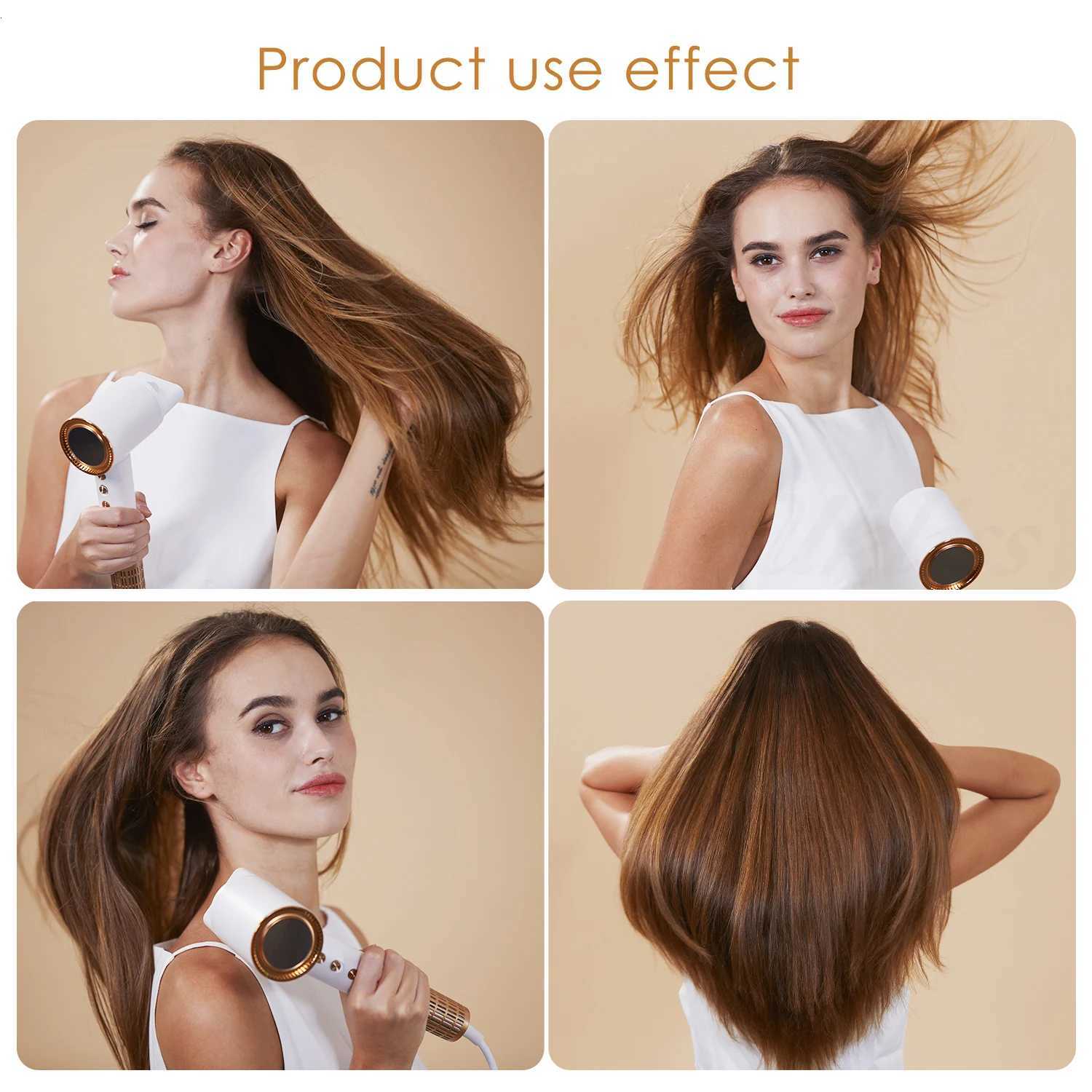 Super Hair Dryer Leafless Hair Dryer Personal Hair Care Styling Negative Ion Tool Constant Anion Electric Hair Dryers W250718