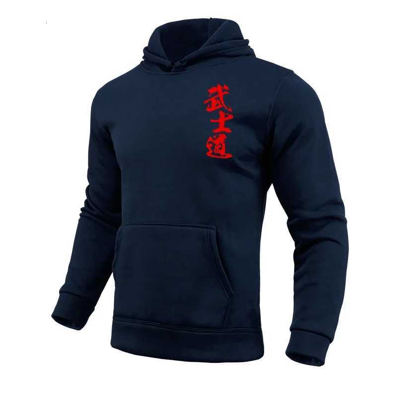 2025 New Arrival Mens Hooded Sweatshirt Japan Bushido Print Hoodies Male Urban Casual Sporty Pullover Gym Fitness Fashion Tops XJ250714