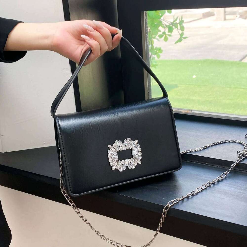 2025 Women's Niche Square Bag - Genuine Leather, Minimalist Design, Adjustable Strap, Crossbody/Shoulder, All-Match Chic