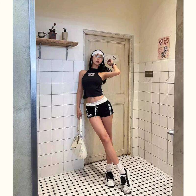 Sweet Cool Swimsuit Bikini Set Sporty Girl Sport Swimwear Seamless Sheer Sexy Push Up Beach Resort Slim Elastic Swim Set