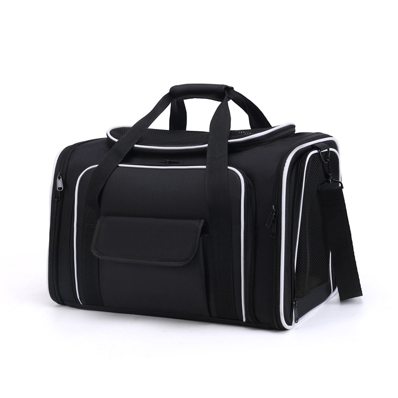 Beni Pet Breathable Double Shoulder Cat & Dog Travel Bags with Side Opening - Portable Pet Carrier