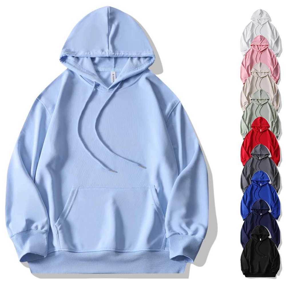 Drop Shoulder Lightweight Hoodie Men Hooded Sweatshirt Unisex Pullover Men Plain Hoodies In Bulk Sweatshirts For Men X250718