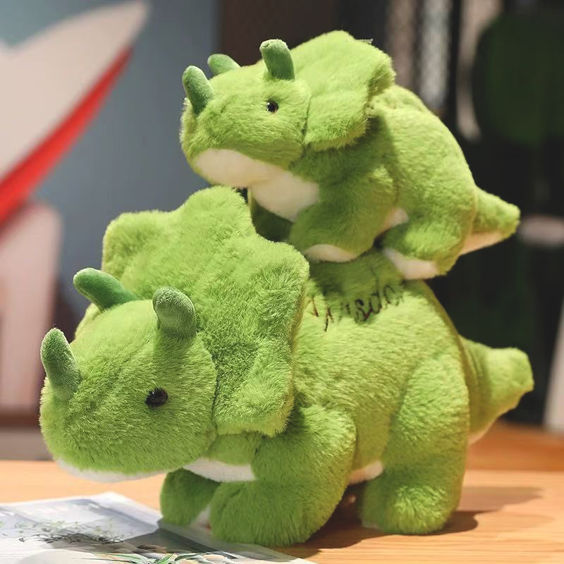 Manufacturer wholesale animal Triangle Dragon Ba Wang Jian Long plush PP cotton children's stuffed toys Y260128