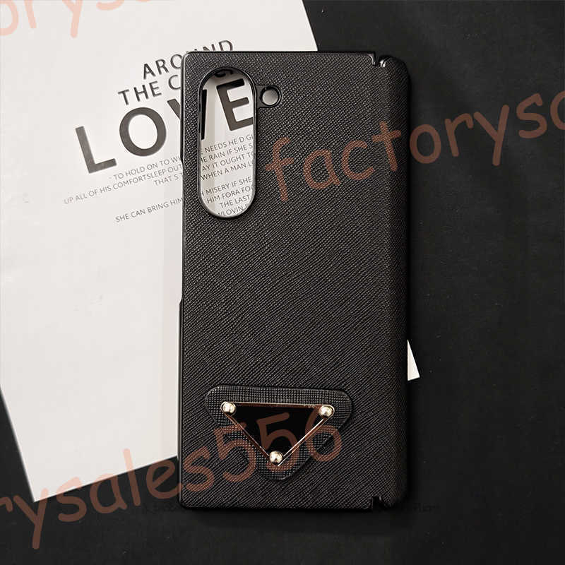 Cell Phone Cases designer Luxury Designer Case for Samsung Galaxy Z Fold6 7 Leather W Fold W25 High-end Fold5 New W23 Heart World W22 Protective E2PP