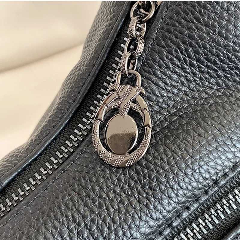 Genuine Leather Wens Bags Fi Tassel Wens Handbags Crossbody Bags Wens Solid Colors Sahel Large Capacity Y250718